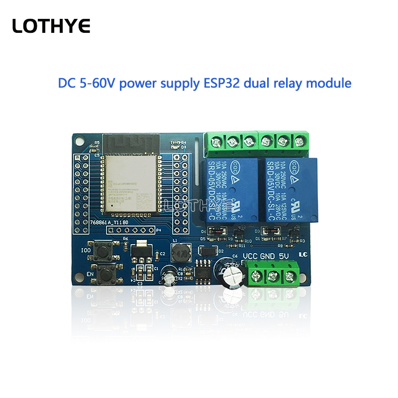 Espressif Esp32 - Module relais Wi-Fi et Bluetooth double