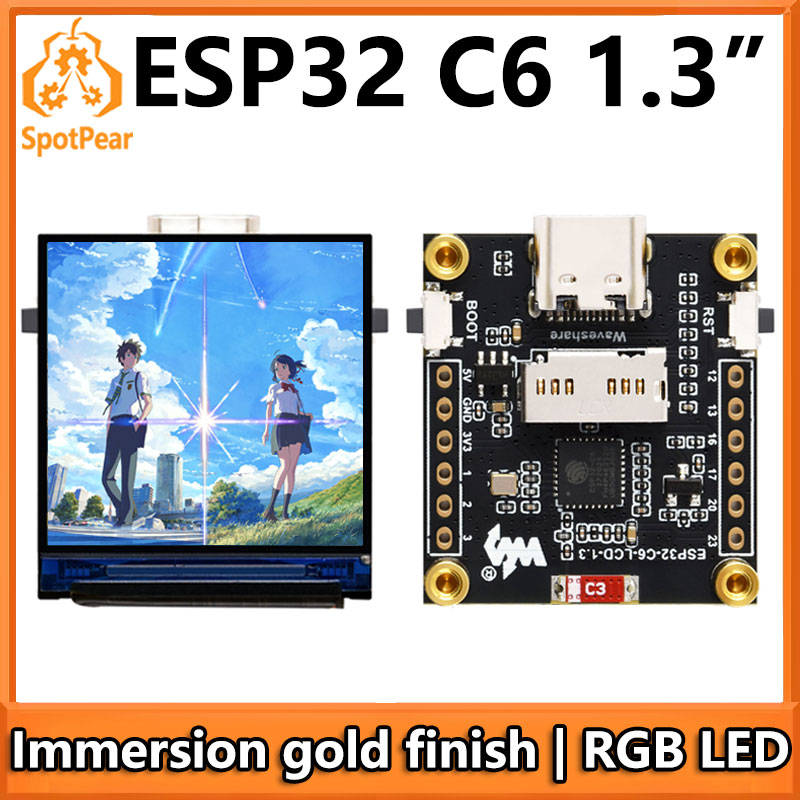 Espressif Esp32 - Carte de développement LCD ESP32-C6, écran