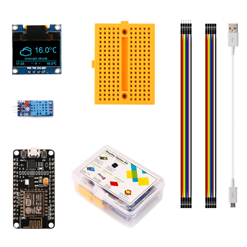 Esp8266 Nodemcu - Kit de bricolage de station météo