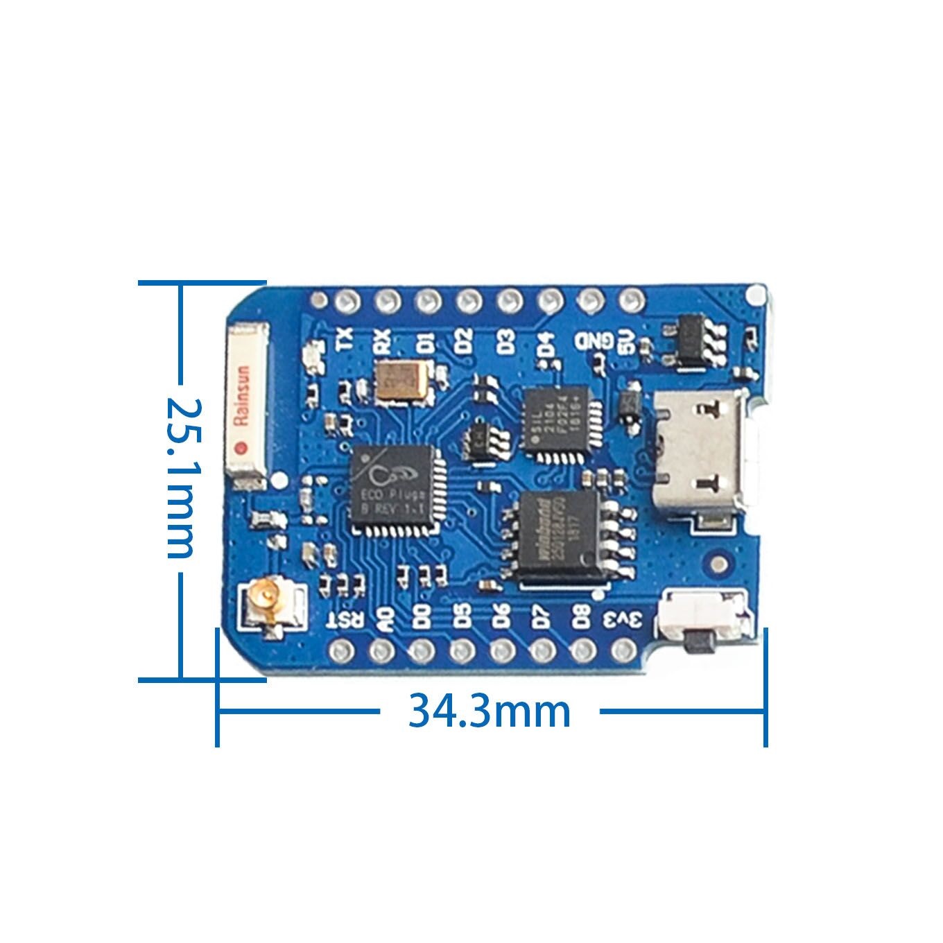 WEMOS D1 Mini Pro 4M 16M Bytes - Esp8266 Nodemcu avis et prix