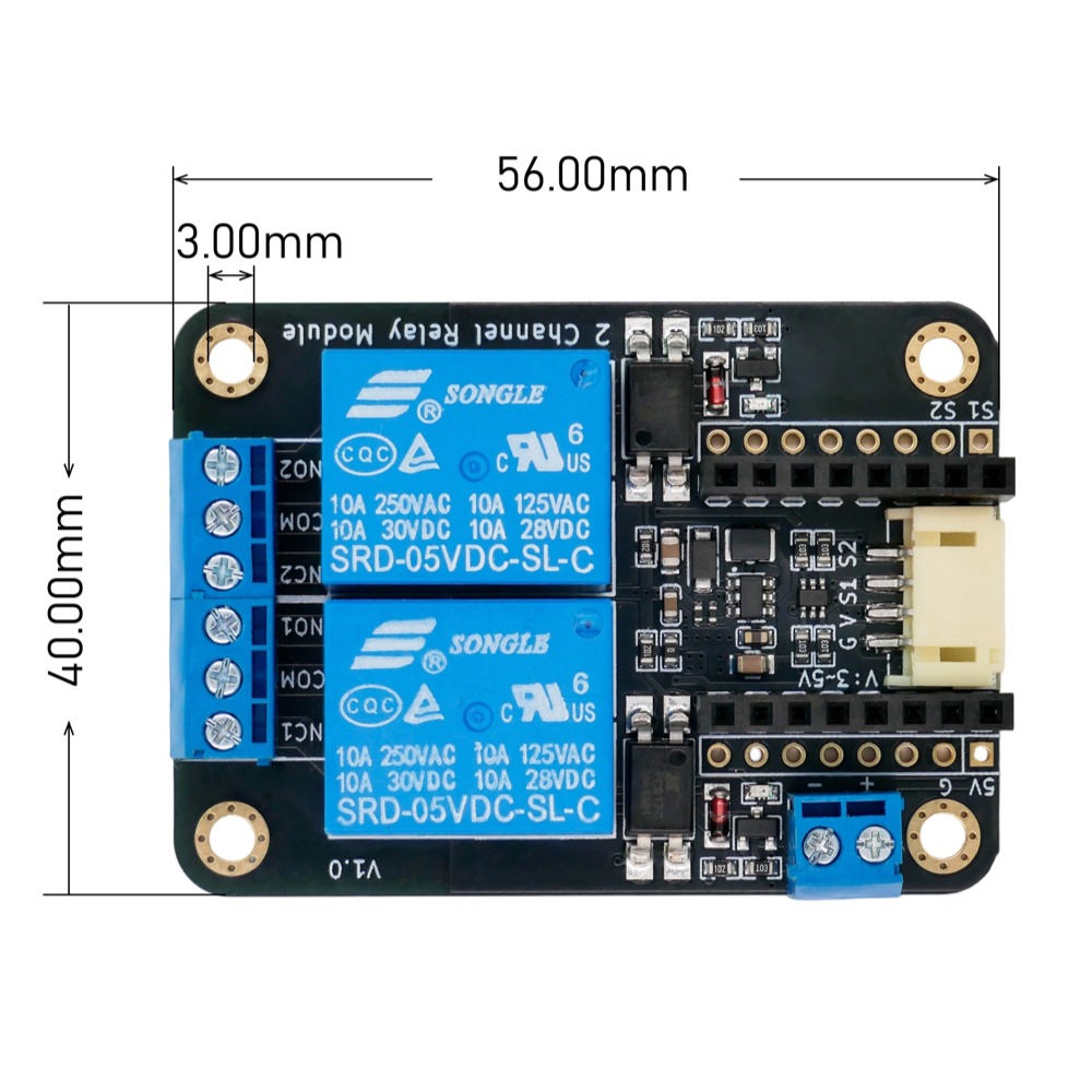 Module de relais 2CH, entrée 5 - Esp32 Uart Module avis et prix