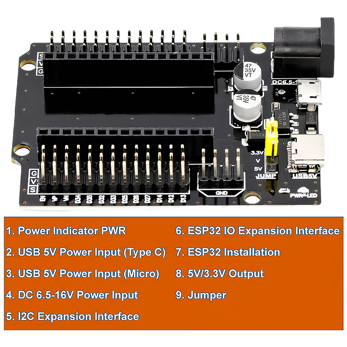 Carte de développement d'exten - Esp32 Devkit avis et prix