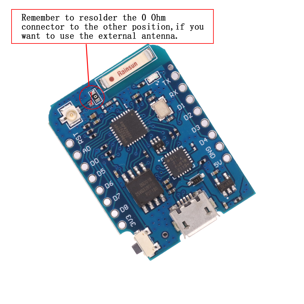 WeMos D1 Mini Pro V3.0 NodeMcu - Esp8266 Nodemcu avis et prix