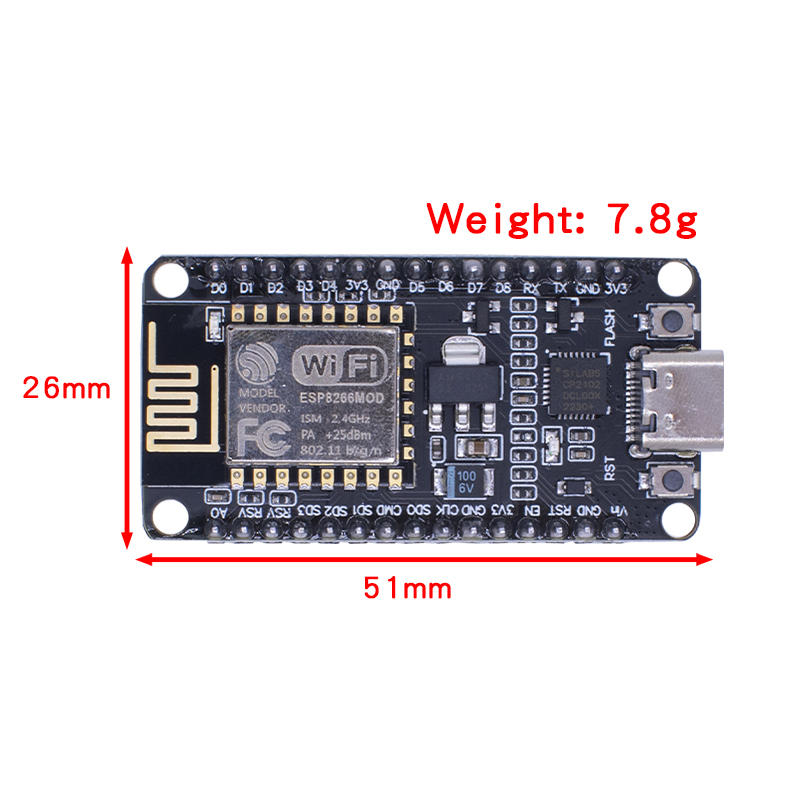 Carte sans fil NodeMCU CP2102  - Esp8266 Nodemcu avis et prix