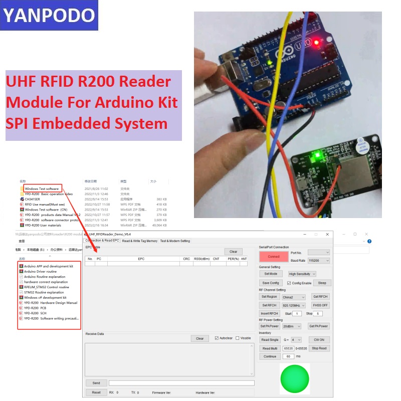 Module de lecteur RFID UHF ave - Esp32 Uart Module avis et prix