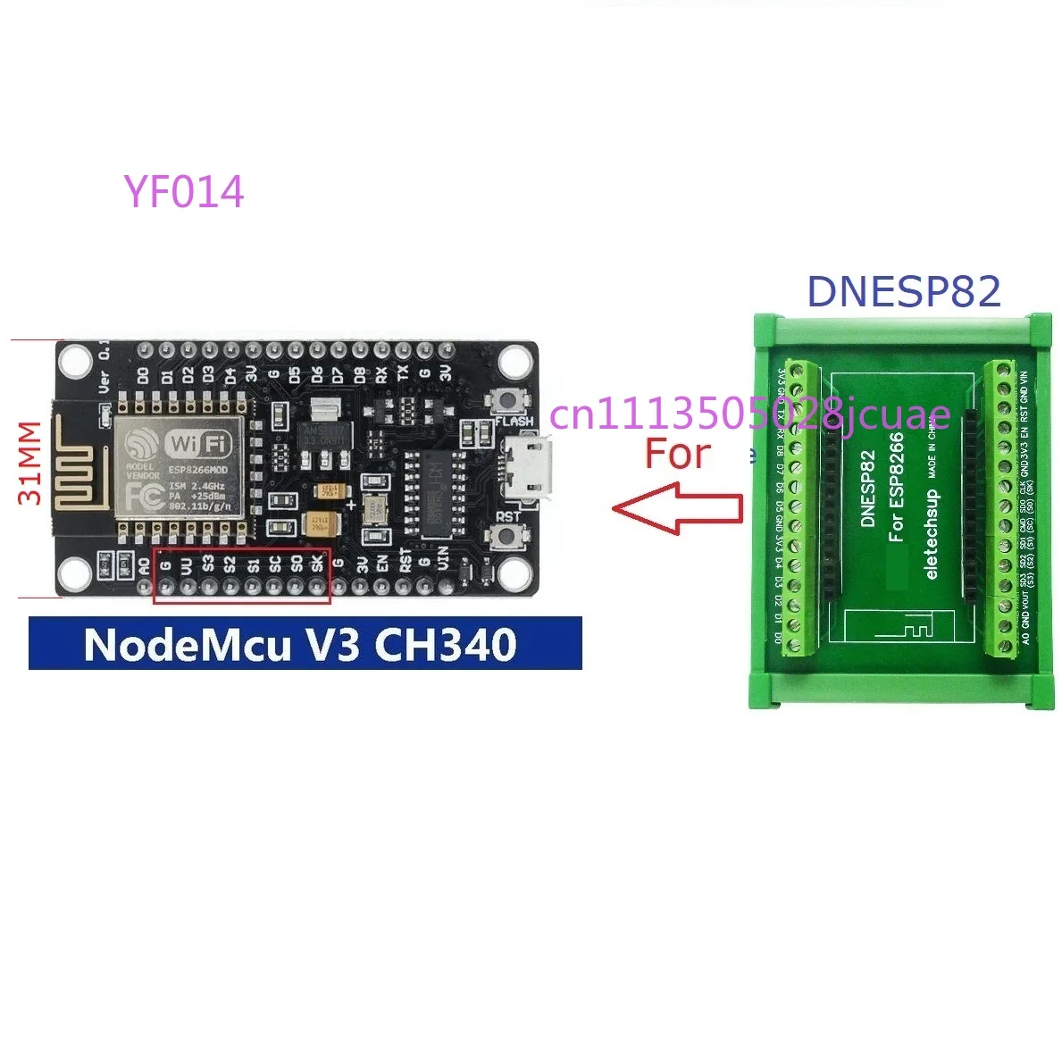 Module WiFi ESP8266 NodeMcu, c - Esp8266 Nodemcu avis et prix