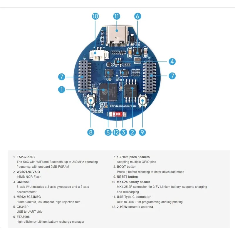 Carte de développement ESP32-S - Esp32 S3 avis et prix